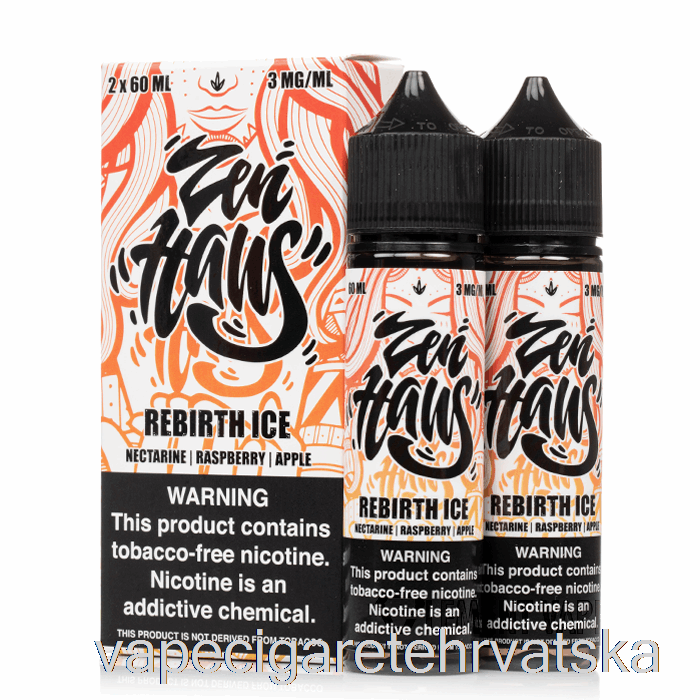 Vape Hrvatska Rebirth Ice - Zen Haus - 120ml 0mg